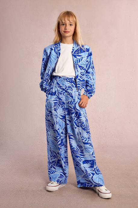 Pantalon imprimé Blue belize+Red belize 4 - vertbaudet enfant 