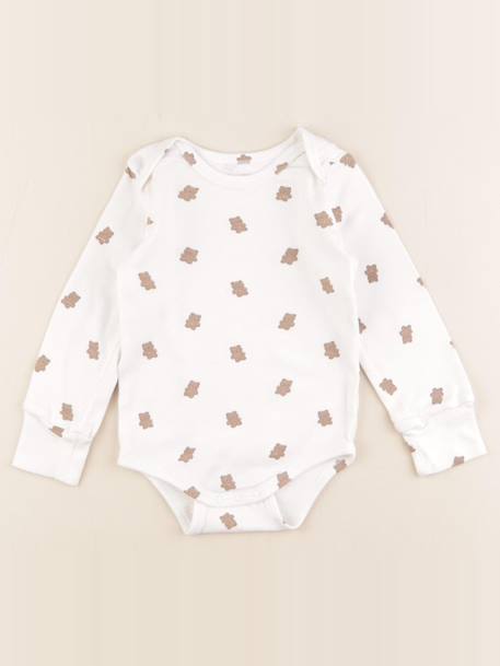 Body - 24 mois Blanc, marron 1 - vertbaudet enfant 