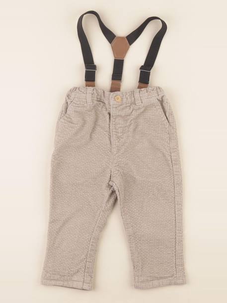 Pantalon - 12 mois Beige 1 - vertbaudet enfant 