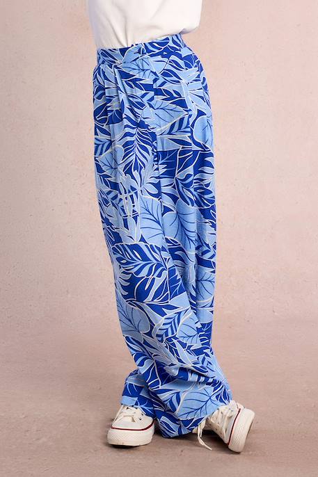 Pantalon imprimé Blue belize+Red belize 3 - vertbaudet enfant 