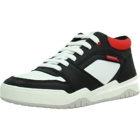 Basket perth boy Noir+Noir/blanc/rouge 10 - vertbaudet enfant 