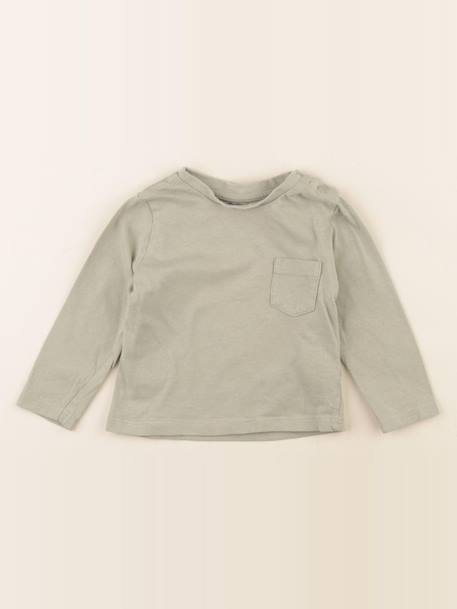 Tee-shirt - 12 mois Vert 1 - vertbaudet enfant 