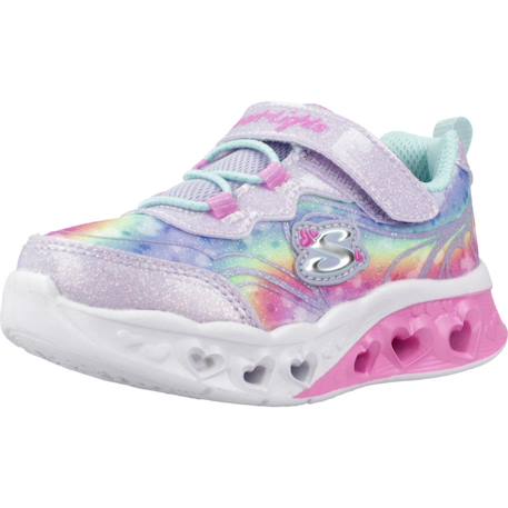 Basket fille Rose hplv+Violet 10 - vertbaudet enfant 