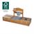 Bac à sable et cuisine 2 en 1 pour balcon - certifié fsc® - bois massif lasuré gris Gris clair+Marron 10 - vertbaudet enfant 