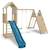 Aire de jeux avec toboggan olympia xplorer 2 pour 9 enfants Bois 2 - vertbaudet enfant 