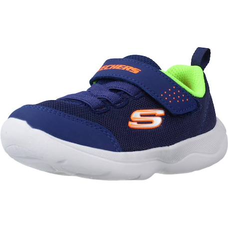 Basket skech-stepz 2.0 mini Bleu+Noir 4 - vertbaudet enfant 