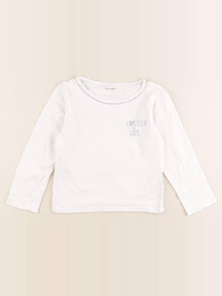 Maillot de corps - 6 ans Blanc, bleu 1 - vertbaudet enfant 