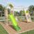Aire de jeux 2,20 m olympia xperience - 9 enfants Bois 1 - vertbaudet enfant 