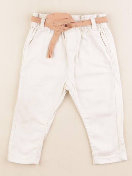 Jean - 12 mois Beige 1 - vertbaudet enfant 