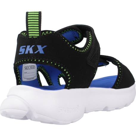 Sandales garçon Noir+Rouge 3 - vertbaudet enfant 