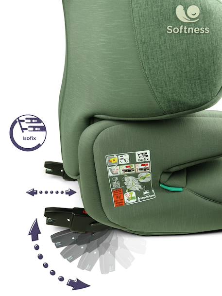 Réhausseur isofix r129 100-150 cm softness® renofix2 Cappuccino+Carbon+Garden+Ocean+Passion+Quartz 13 - vertbaudet enfant 