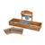 Bac à sable et cuisine 2 en 1 pour balcon - certifié fsc® - bois massif lasuré gris Gris clair+Marron 9 - vertbaudet enfant 