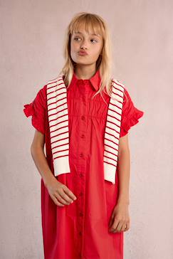 Robe chemise à smocks  - vertbaudet enfant