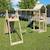 Aire de jeux avec toboggan olympia xplorer 2 pour 9 enfants Bois 4 - vertbaudet enfant 