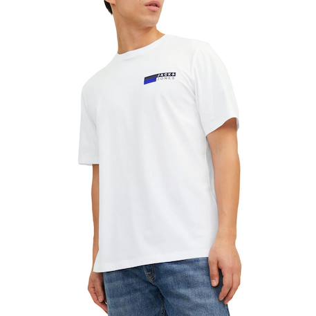 T-shirt garçon manches courtes Corpss Blanc+Marine+Noir 1 - vertbaudet enfant 