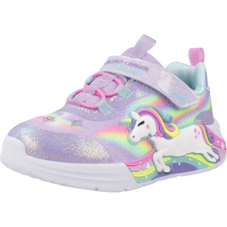 Basket unicorn chaser Rose multicolore+Rose pkmt+Violet 16 - vertbaudet enfant 