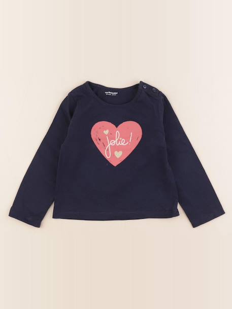 Tee-shirt - 24 mois Bleu 1 - vertbaudet enfant 