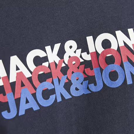 T-shirt garçon cyber Blanc+Bleu+Marine 6 - vertbaudet enfant 