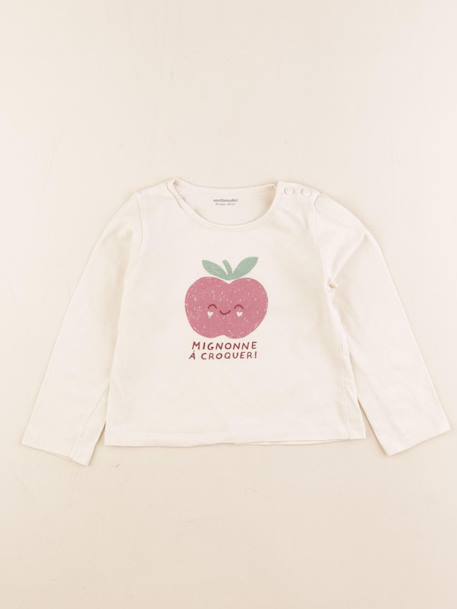 Tee-shirt - 24 mois Beige 1 - vertbaudet enfant 
