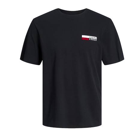 T-shirt garçon manches courtes Corpss Blanc+Marine+Noir 8 - vertbaudet enfant 