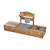 Bac à sable et cuisine 2 en 1 pour balcon - certifié fsc® - bois massif lasuré gris Gris clair+Marron 7 - vertbaudet enfant 