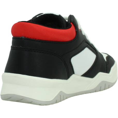 Basket perth boy Noir+Noir/blanc/rouge 9 - vertbaudet enfant 