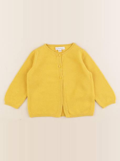 Gilet - 12 mois Jaune 1 - vertbaudet enfant 