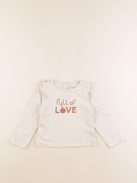 Tee-shirt - 24 mois Beige 1 - vertbaudet enfant 