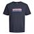 T-shirt garçon cyber Blanc+Bleu+Marine 5 - vertbaudet enfant 