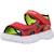 Sandales garçon Noir+Rouge 10 - vertbaudet enfant 