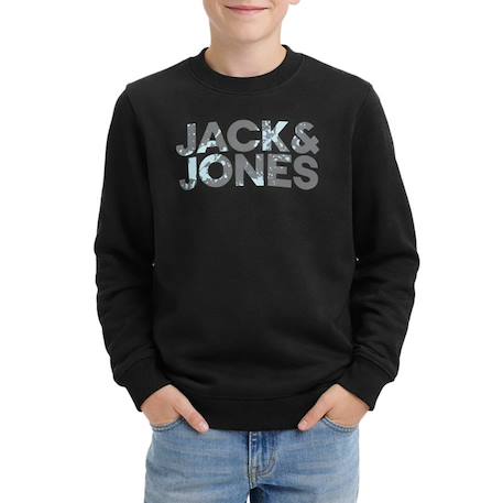 Sweat garçon splash544 Noir 2 - vertbaudet enfant 