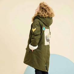 Parka tendance  enfant   et   rock & peace  - vertbaudet enfant