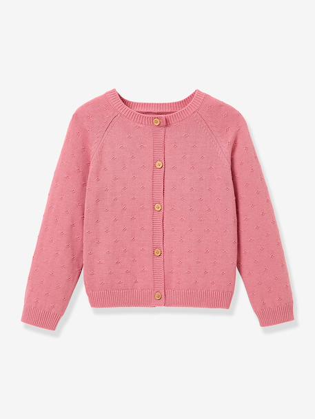 Fille-Pull, gilet, sweat-Cardigan fille points fantaisie