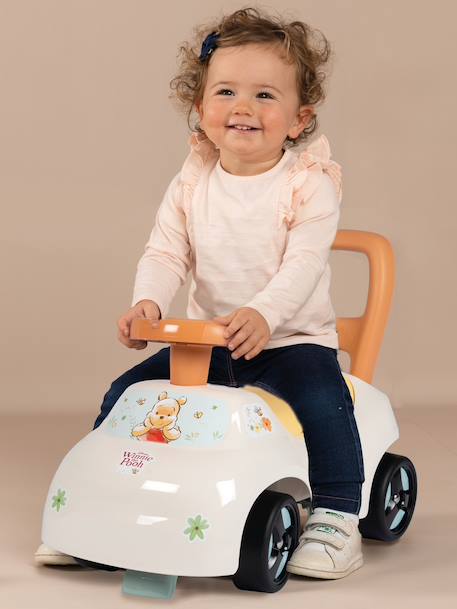 Porteur auto Winnie L'Ourson beige 1 - vertbaudet enfant 