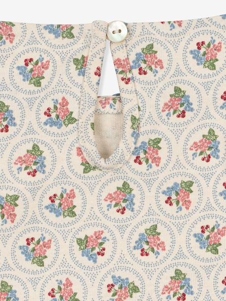 Robe longue manches volumineuses beige 4 - vertbaudet enfant 
