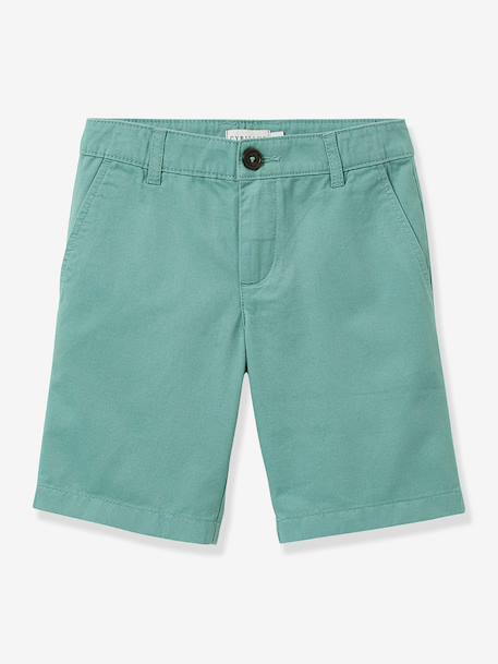 Short chino enfant vert sauge 1 - vertbaudet enfant 