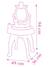 Coiffeuse 2 en 1 Disney Princess rose 8 - vertbaudet enfant 