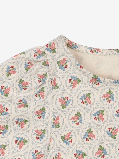 Robe longue manches volumineuses beige 5 - vertbaudet enfant 