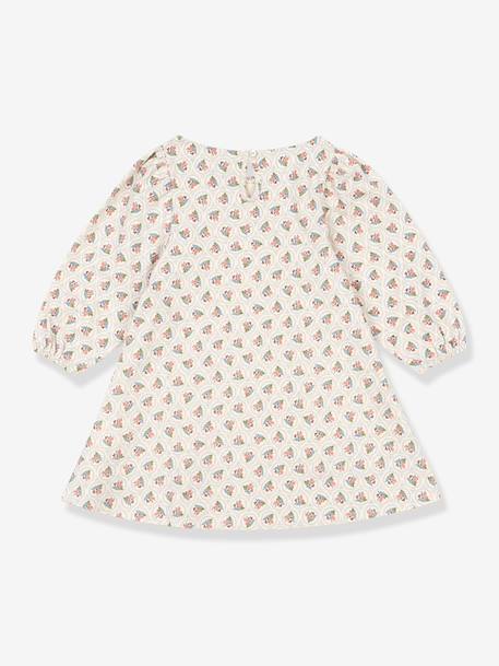 Robe longue manches volumineuses beige 2 - vertbaudet enfant 