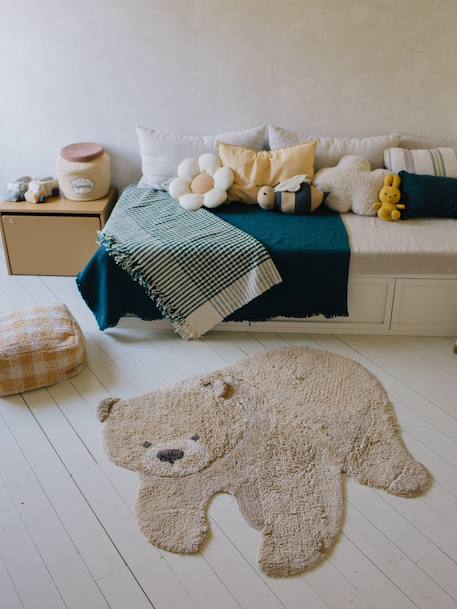 Tapis en coton ours miel 1 - vertbaudet enfant 