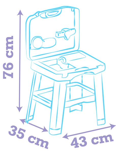 Cuisine transportable Stitch bleu 3 - vertbaudet enfant 