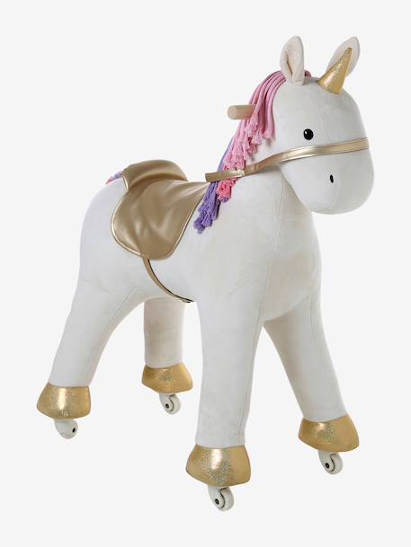 Cheval à roulettes en bois FSC® Grand cheval+Grande licorne+Petit cheval 6 - vertbaudet enfant 