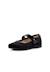 Velours chaussures babies large bracelet en cuir verni Noir+Rose pâle 2 - vertbaudet enfant 