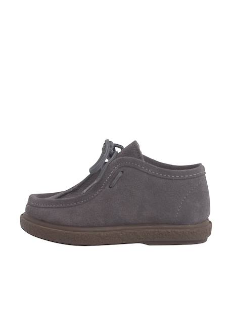 Chaussures derbies premiers pas Bleu marine+Camel+Gris 13 - vertbaudet enfant 