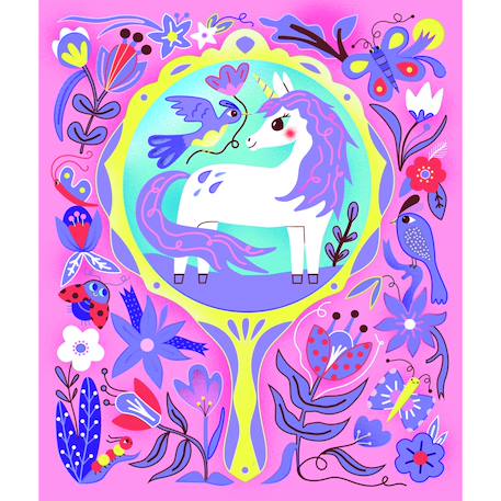Scratch art irisés licornes MULTICOLORE 6 - vertbaudet enfant 