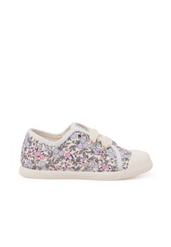 Chaussures-Baskets motif floral avec embout renforcé