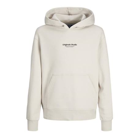 Sweat garçon à capuche vesterbro Beige+Bleu+Gris+Noir 3 - vertbaudet enfant 