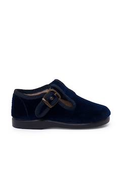 Chaussures-Salomés velours boucle