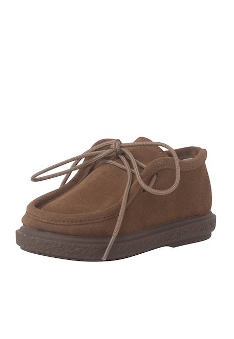 Chaussures derbies premiers pas Bleu marine+Camel+Gris 8 - vertbaudet enfant 