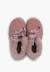 Bottines en suède fille col fourrure lacets en satin Bleu marine+Gris+Marron+Rose+Taupe 23 - vertbaudet enfant 